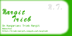 margit trieb business card